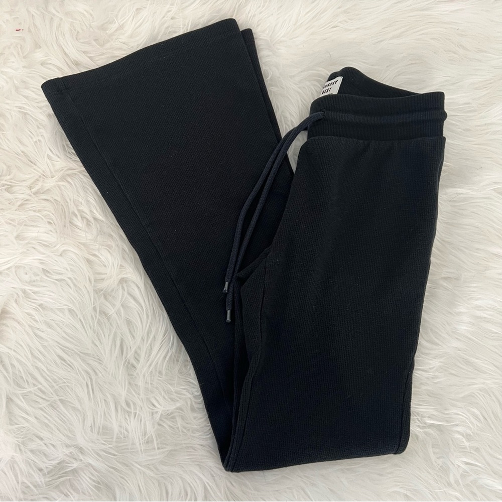 Sunday Best micro waffle print flare